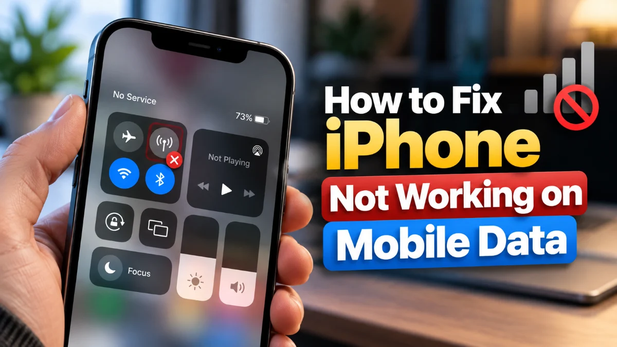 How to Fix iPhone Not Working on Mobile Data