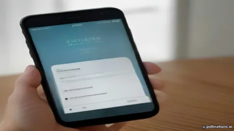 واجهة إعدادات الخصوصية والتحقق من الأمان في هاتف آيفون حديث