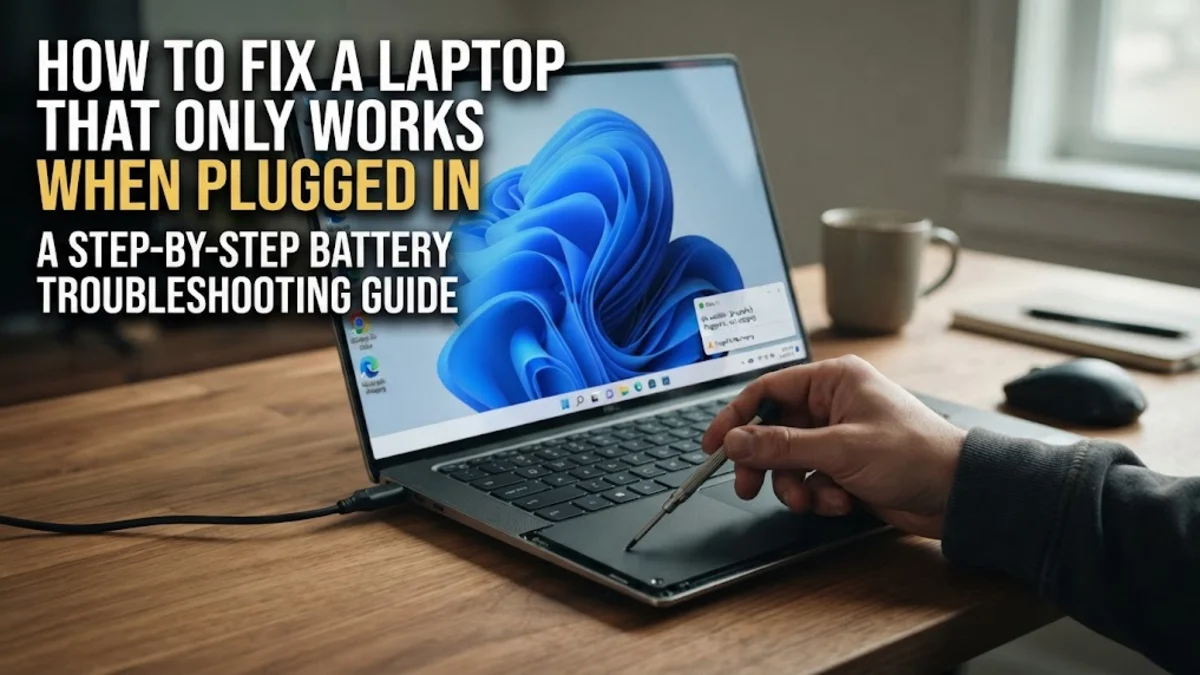 How to Fix a Laptop That Only Works When Plugged In