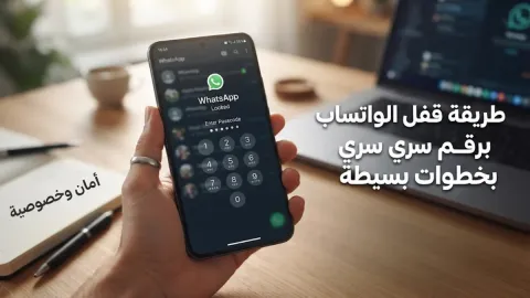 طريقة قفل الواتساب برقم سري بخطوات بسيطة