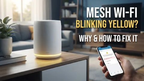 Why Is Your Mesh Wi-Fi Blinking Yellow and How to Fix It