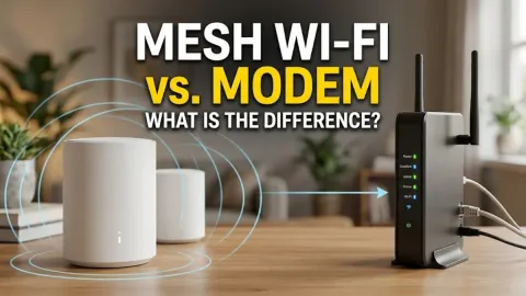 Mesh Wi-Fi vs. Modem: What Is the Difference?