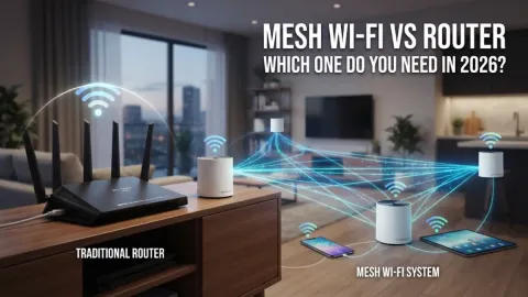 Mesh Wi-Fi vs Router: Which One Do You Need in 2026?