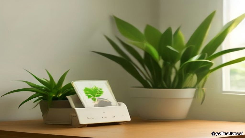 Modern white mesh Wi-Fi router hardware unit on a wooden shelf