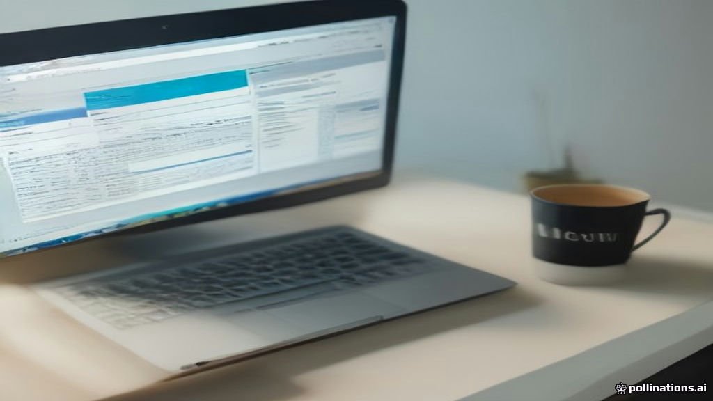 Computer displaying Microsoft Excel and Access side by side on a desk