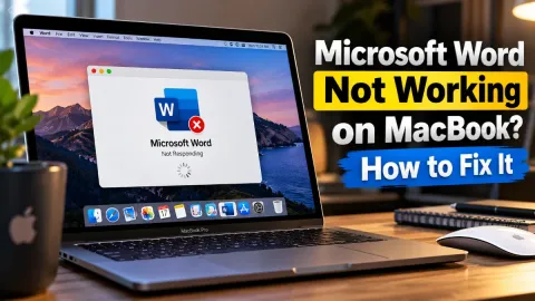 Microsoft Word Not Working on MacBook? How to Fix It