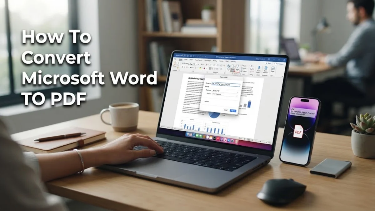 How to Convert Microsoft Word to PDF