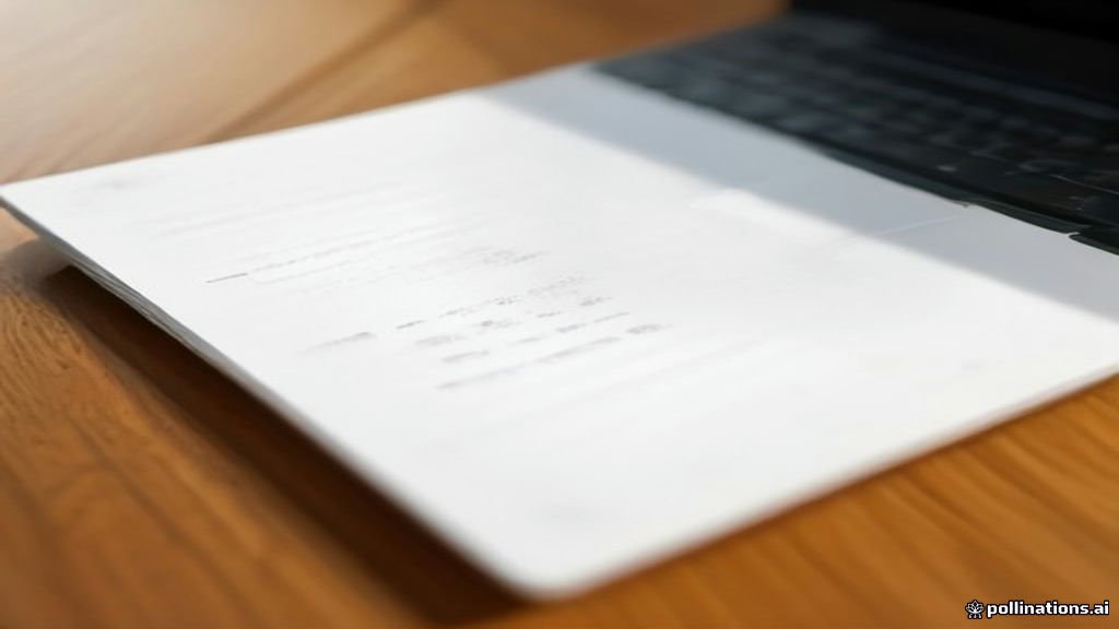 A laptop showing Microsoft Word and Excel on a clean desk.