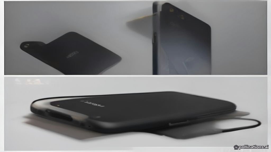 The newest Samsung Galaxy smartphone on a desk