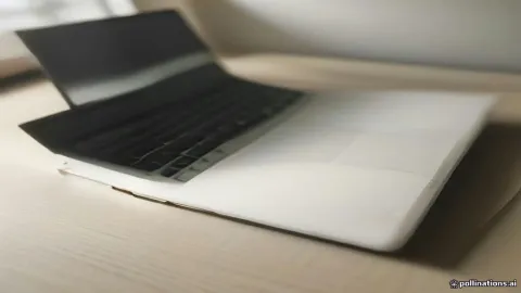 Comparison of physical notebook and digital devices for password storage on a desk