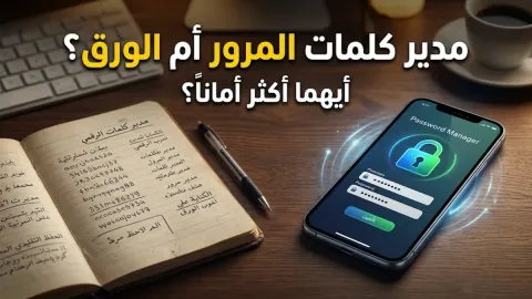 مدير كلمات المرور أم الورق: أيهما أكثر أماناً
