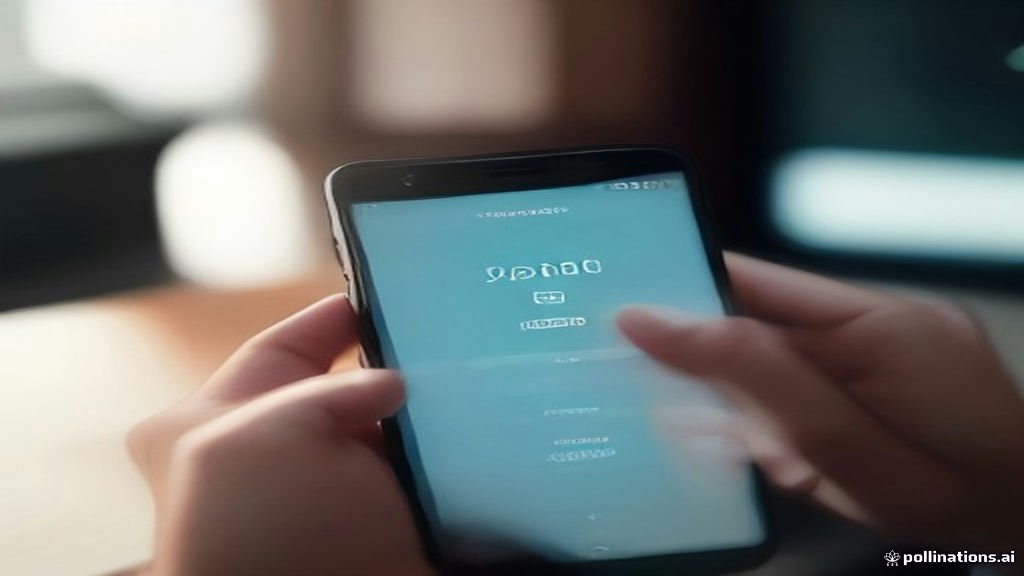 A person authenticating a passkey login using a fingerprint sensor on a smartphone.