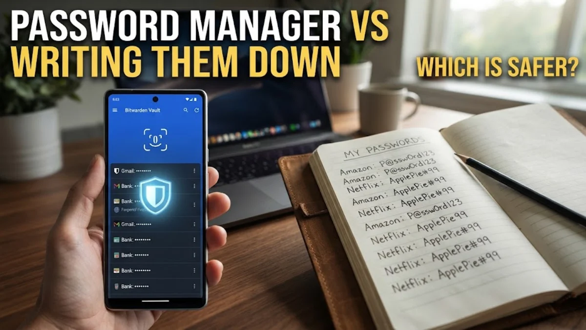 Password Manager vs Writing Them Down: Which Is Safer?
