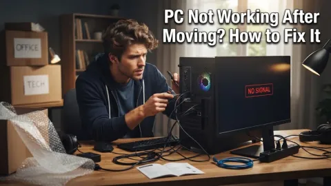 PC Not Working After Moving? How to Fix It