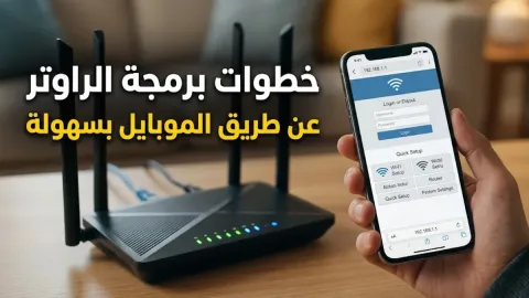خطوات برمجة الراوتر عن طريق الموبايل بسهولة