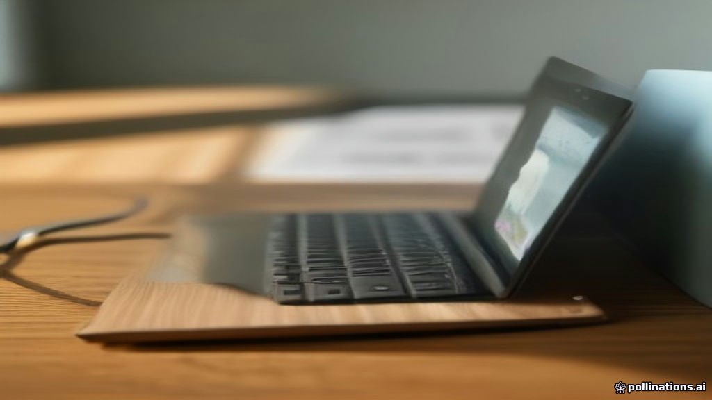 An iPad connected to a computer for recovery mode restoration