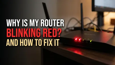 Why Is My Router Blinking Red and How to Fix It