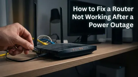 How to Fix a Router Not Working After a Power Outage