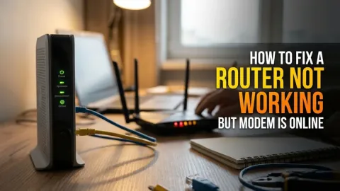 How to Fix a Router Not Working But Modem Is Online
