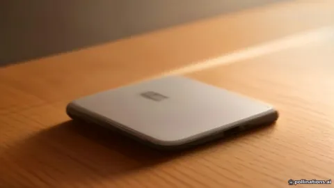 هاتف سامسونج جلاكسي يعرض إعدادات الجهاز على الشاشة