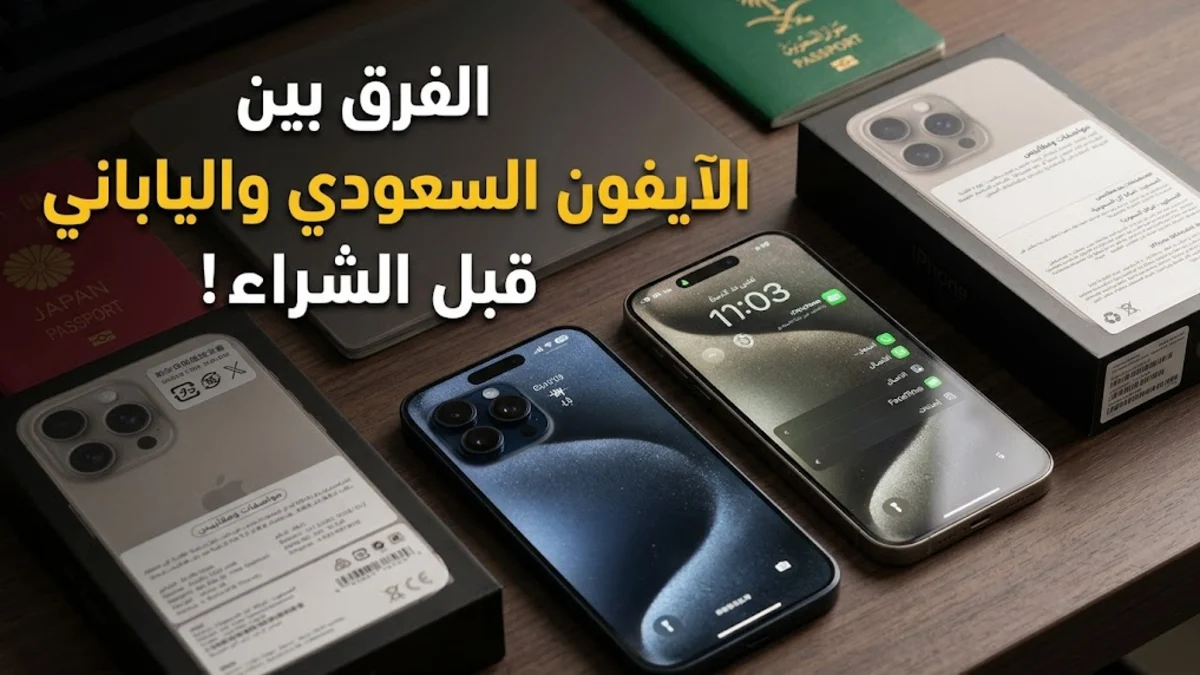 الفرق بين الايفون السعودي والياباني قبل الشراء