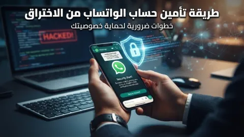 طريقة تأمين حساب الواتساب من الاختراق