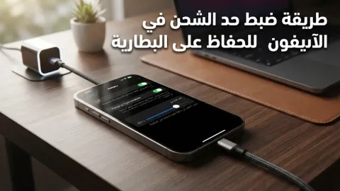 طريقة ضبط حد الشحن في الآيفون للحفاظ على البطارية