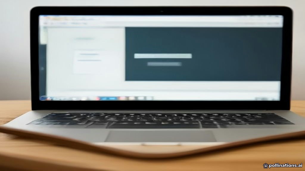 شاشة لابتوب تظهر رسالة خطأ في الوصول مع أيقونة قفل رقمية