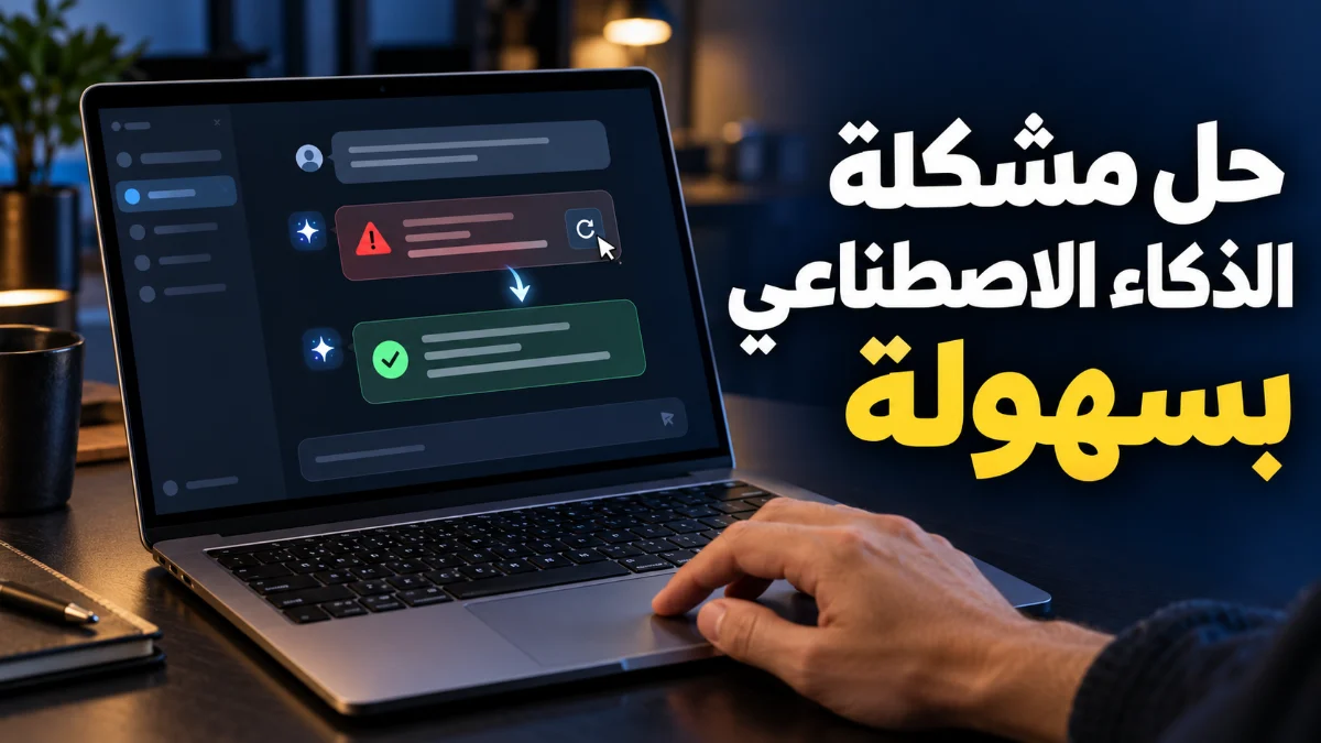 حل مشكلة برنامج الذكاء الاصطناعي بسهولة