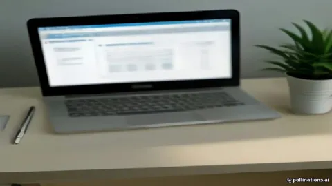 شاشة حاسوب تعرض مخططاً تنظيمياً تم توليده بالذكاء الاصطناعي