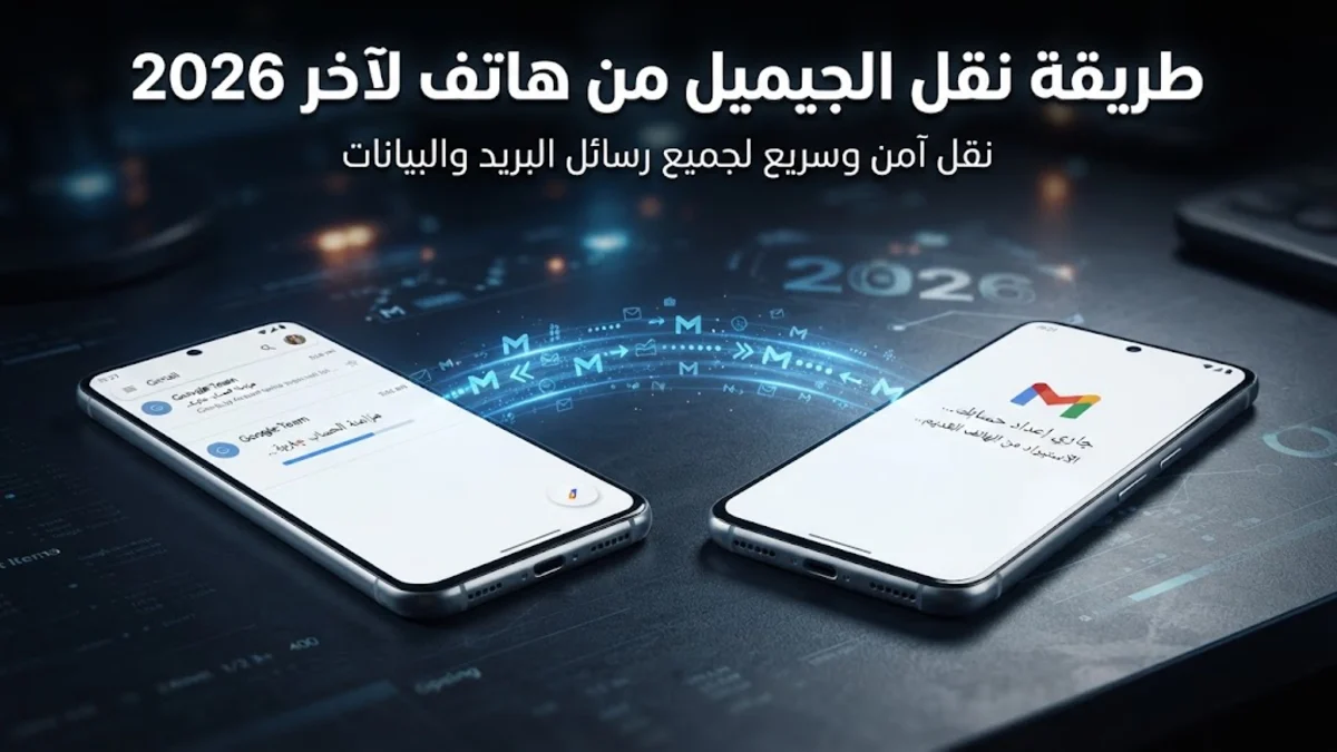 طريقة نقل الجيميل من هاتف لآخر 2026