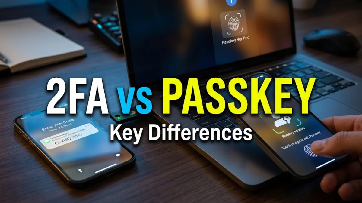 Two-Factor Authentication vs Passkey: Key Differences