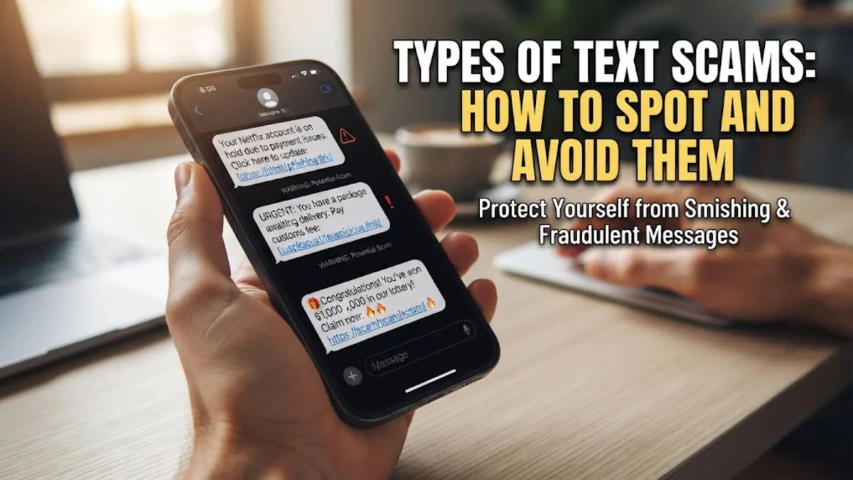Types of Text Scams: How to Spot and Avoid Them