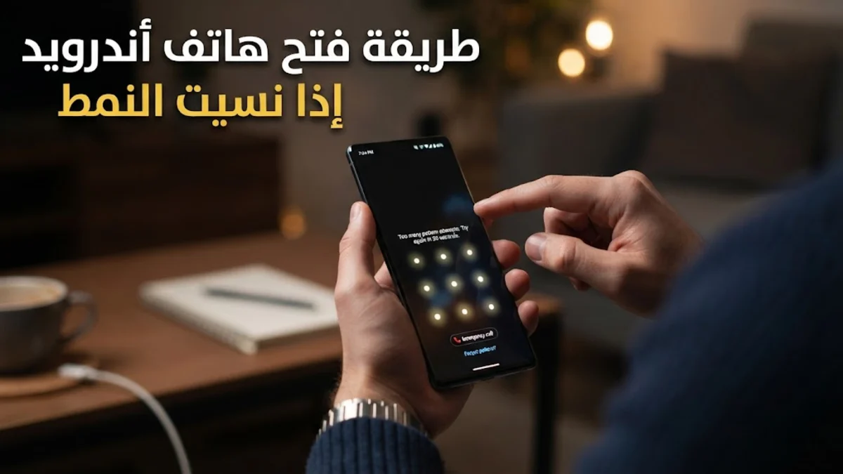 طريقة فتح هاتف أندرويد إذا نسيت النمط