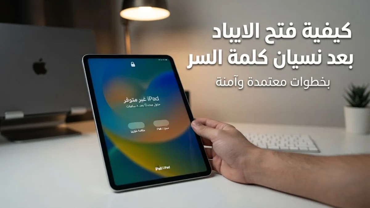 كيفية فتح الايباد بعد نسيان كلمة السر بخطوات معتمدة
