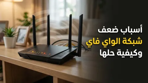 أسباب ضعف شبكة الواي فاي وكيفية حلها