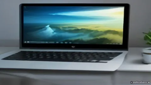 Close-up of a modern ARM laptop processor and motherboard