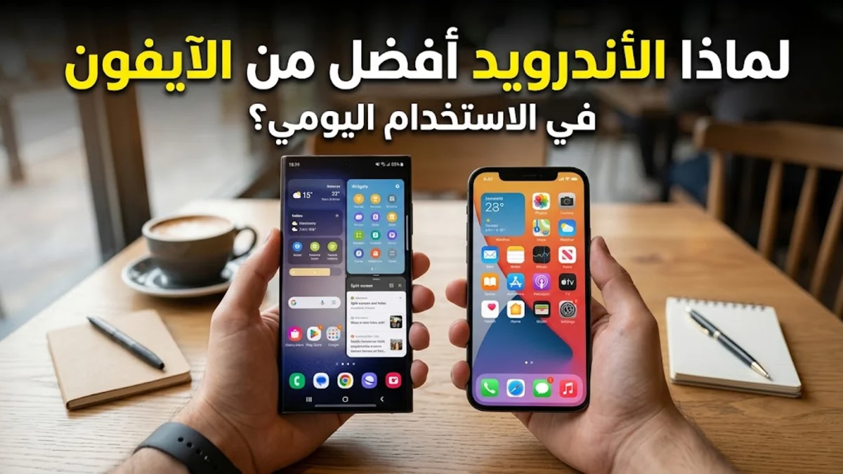لماذا الأندرويد أفضل من الأيفون في الاستخدام اليومي