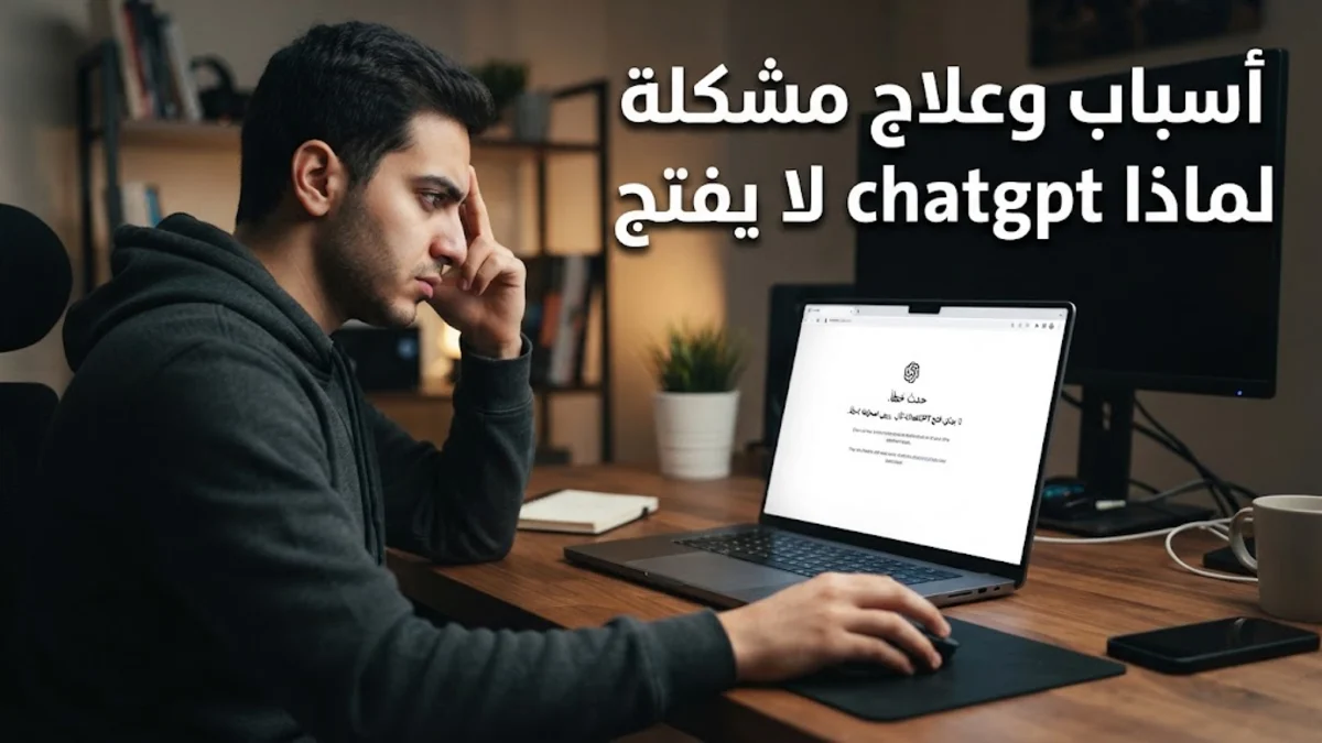 أسباب وعلاج مشكلة لماذا chatgpt لا يفتح