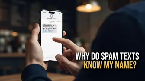 Why Do Spam Texts Know My Name?