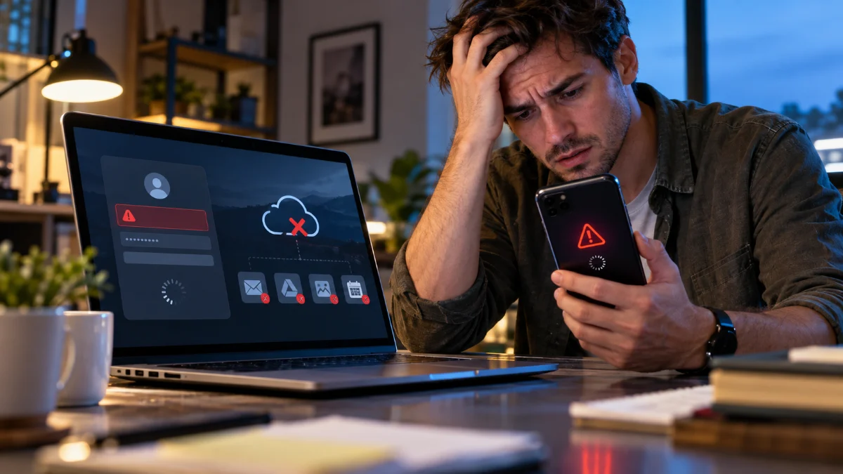 حل مشكلة عدم عمل حساب جوجل وأسباب توقفه