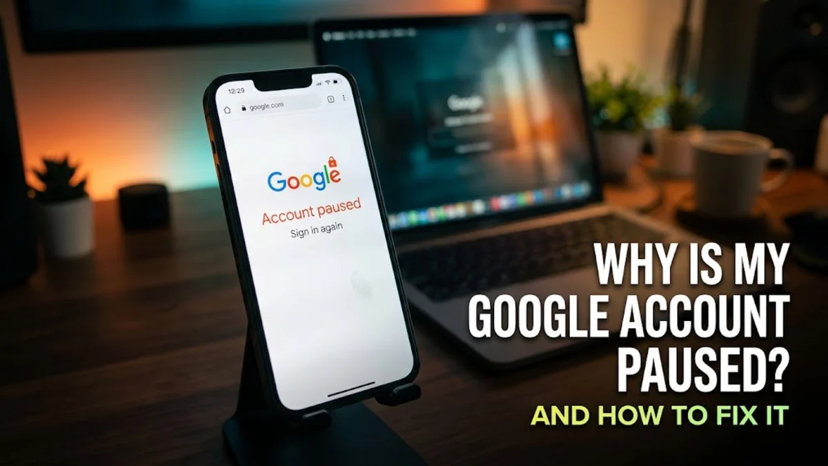 Why Is My Google Account Paused and How to Fix It