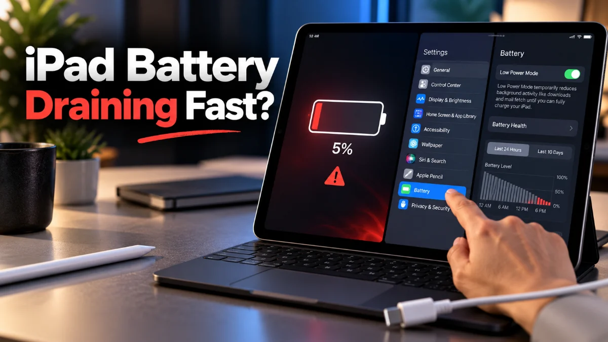 Why Is My iPad Battery Draining Fast? How to Fix It