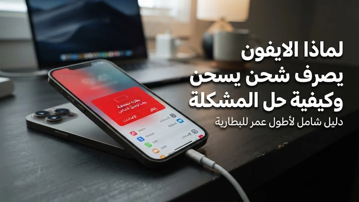 لماذا الايفون يصرف شحن وكيفية حل المشكلة