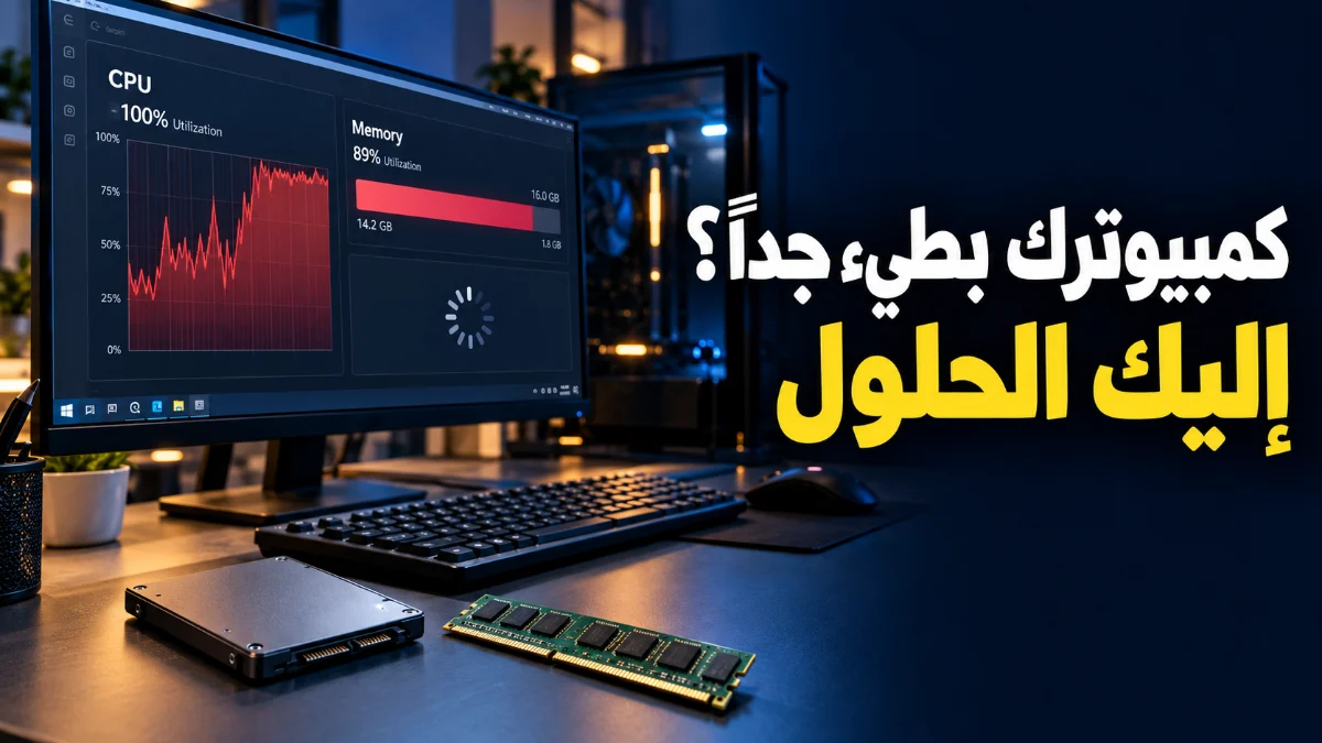 لماذا الكمبيوتر بطيء جدا وأهم حلول التسريع
