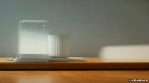 Smartphone displaying a security account warning on a desk