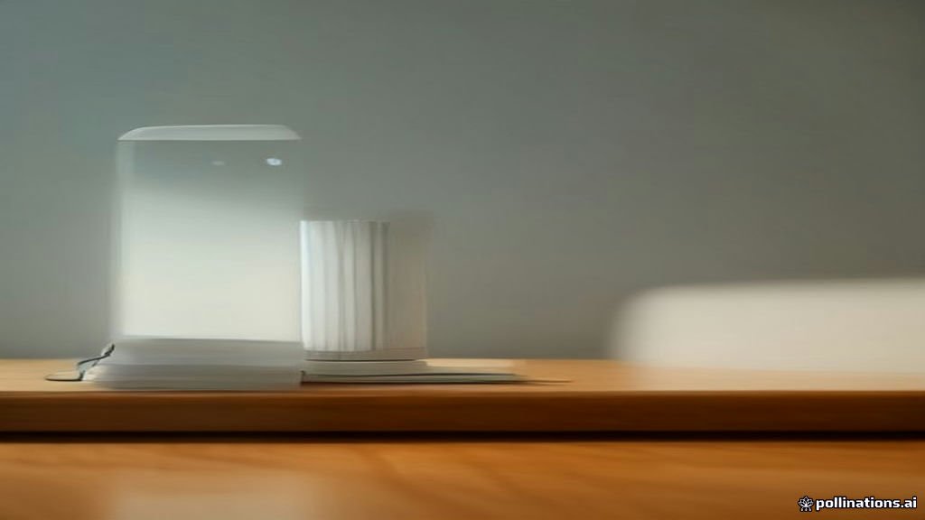 Smartphone displaying a security account warning on a desk