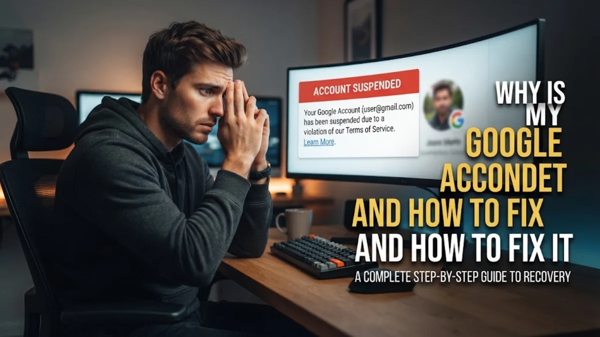 Why Is My Google Account Suspended and How to Fix It