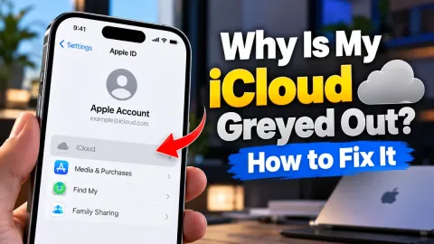 Why Is My iCloud Greyed Out? How to Fix It