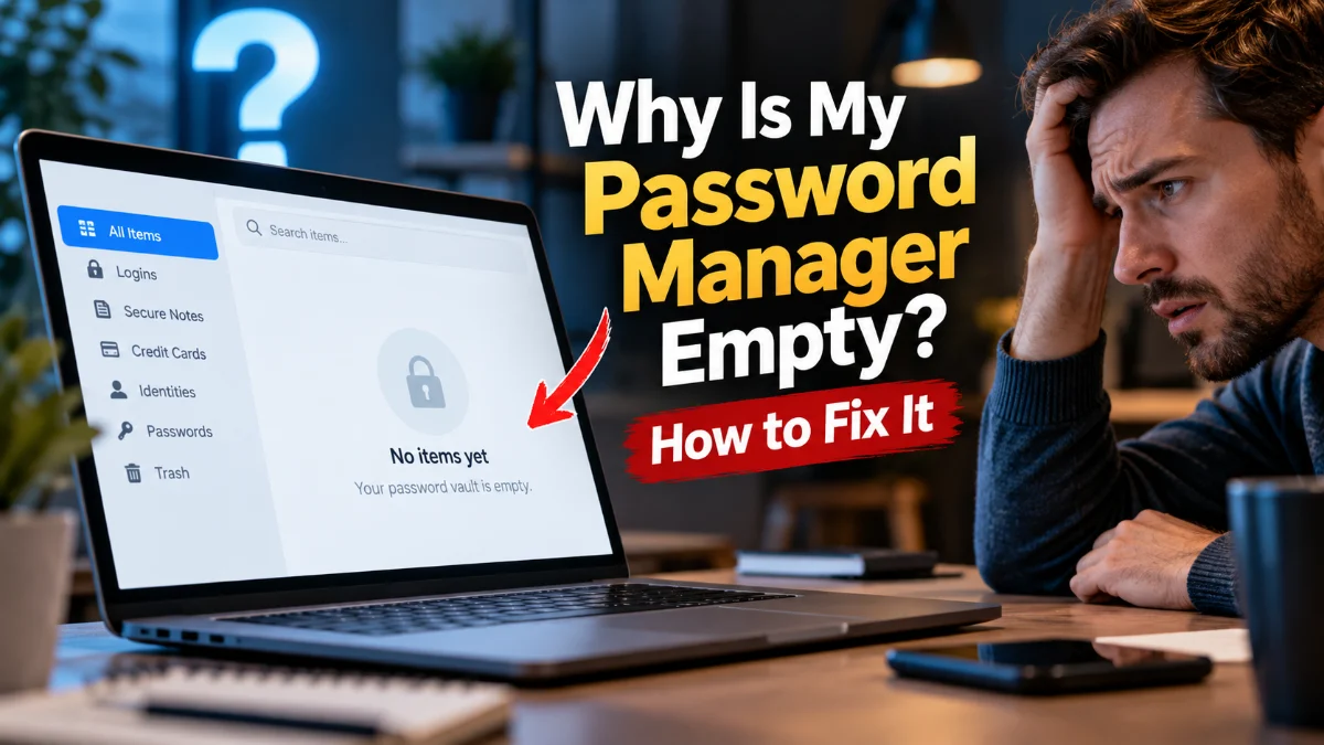 Why Is My Password Manager Empty? How to Fix It